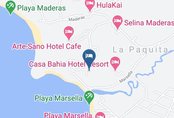 San Juan Del Sur - Buddha Roc Beach Resort Maps