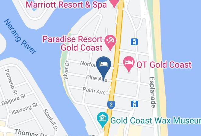 Gold Coast - Budds In Surfers Maps