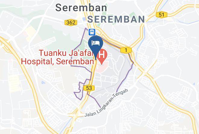 Seremban - Buddy Hotel Seremban Maps