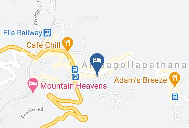 Badulla - Budget Backpacker Host Maps