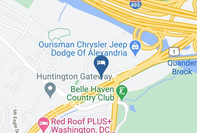 Fairfax - Budget Host Alexandria Maps