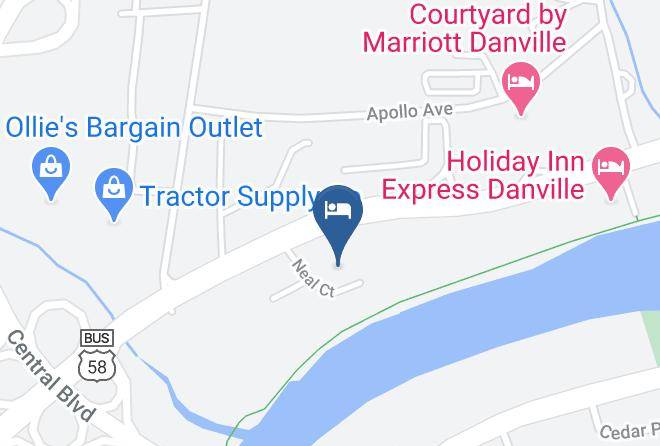Danville City - Budget Host Maps