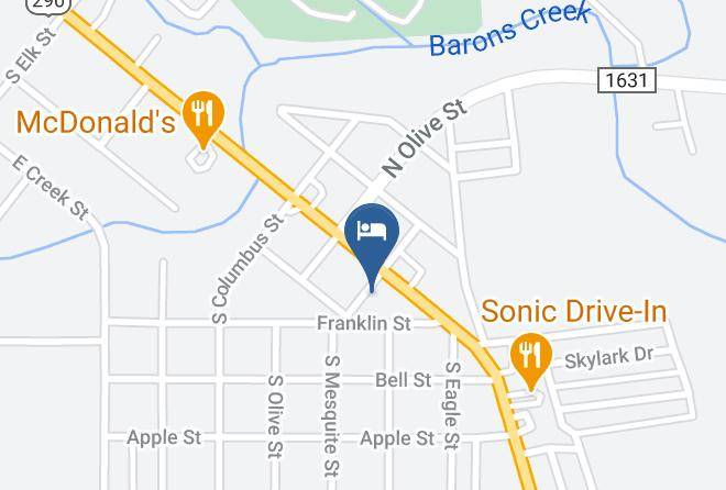 Gillespie - Budget Host Deluxe Inn Maps