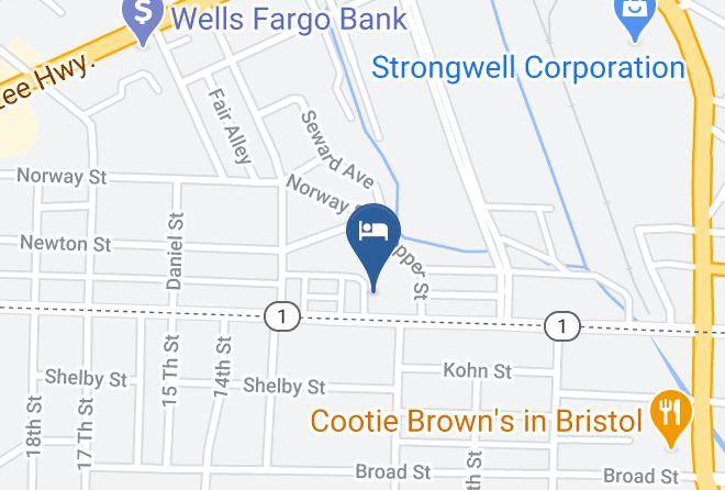 Bristol City - Budget Host Inn Maps