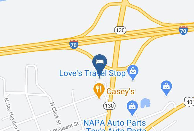 Cumberland - Budget Host Inn Maps