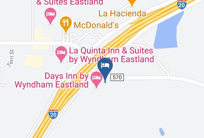 Eastland - Budget Host Inn Maps