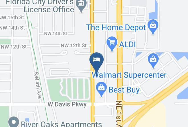 Miami Dade - Budget Host Inn Maps