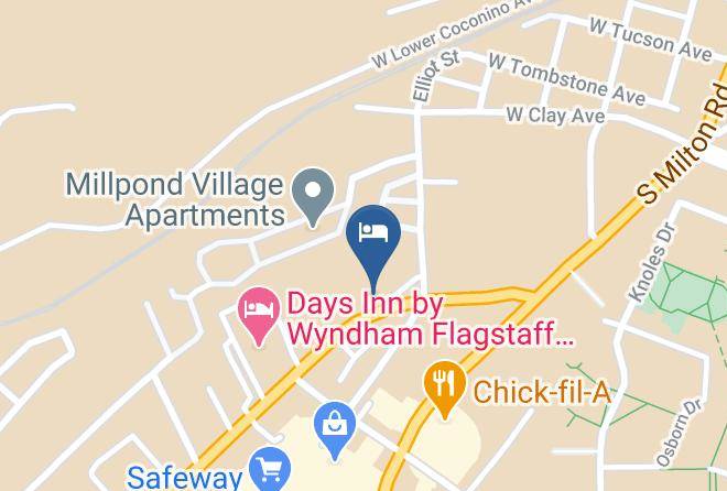Coconino - Budget Host Inn Nau Downtown Flagstaff Maps