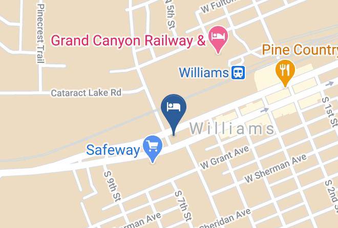 Coconino - Budget Host Inn Williams Maps