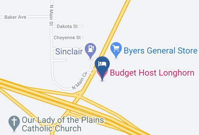 Arapahoe - Budget Host Longhorn Motel Maps