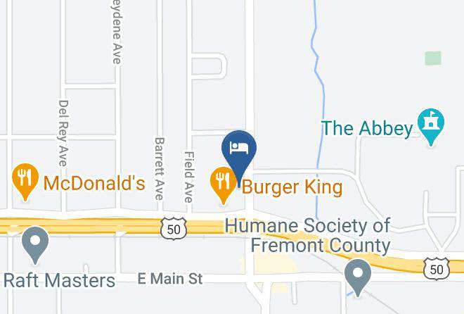 Budget Host Royal Gorge Inn Map