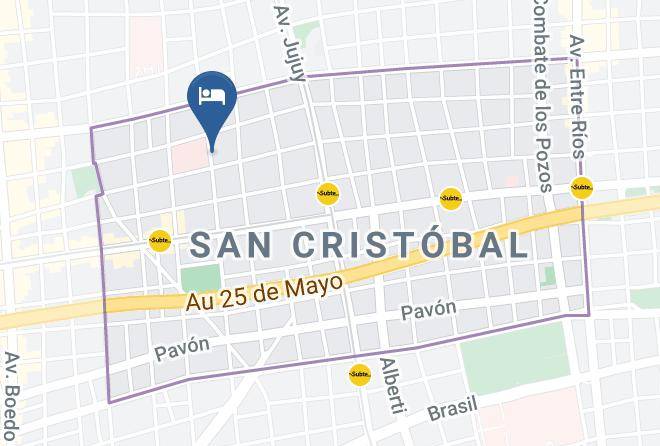 Buenos Aires - Budget Hotel Maps