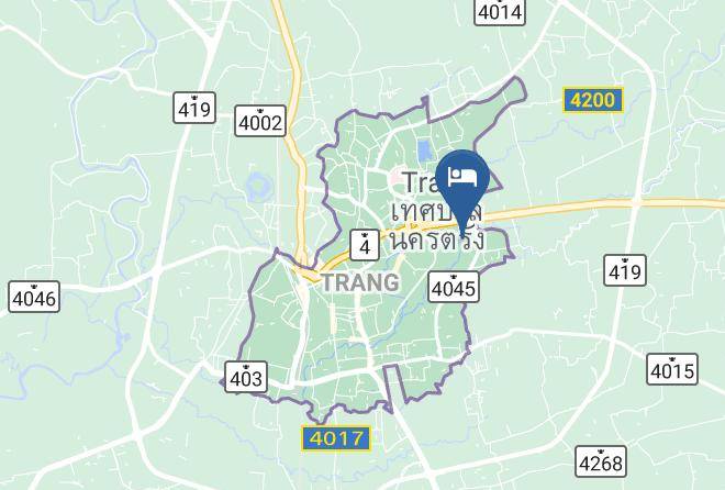 Amphoe Mueang Trang - Budget Hotel By Boat Ratsada Maps