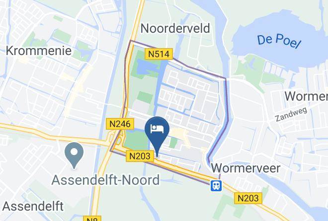 Zaanstad - Budget Hotel De Witte Hoeck Amsterdam Wormerveer Maps