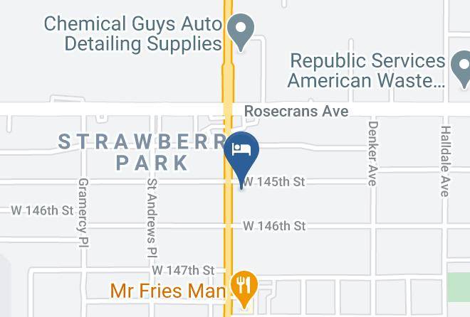 Los Angeles - Budget Hotel Maps