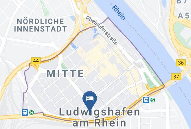 Ludwigshafen Am Rhein - Budget Hotel Ludwigshafen Maps