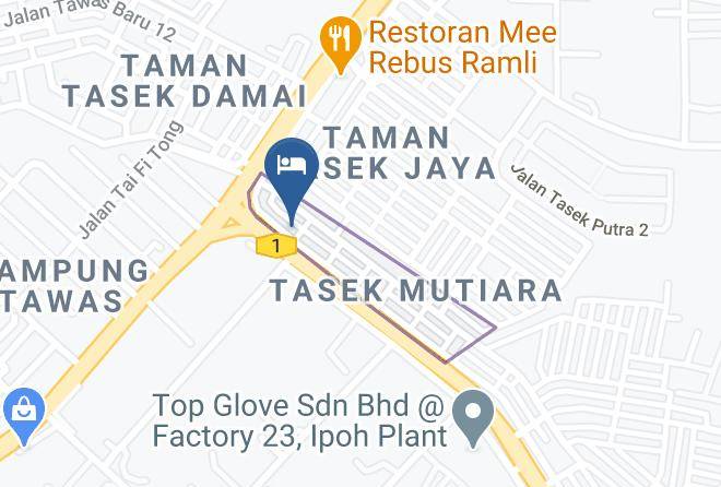Kinta District - Budget Hotel Medan Tasek Maps