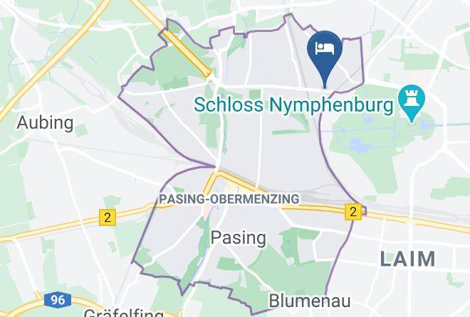 Munich District - Budget Hotel Maps