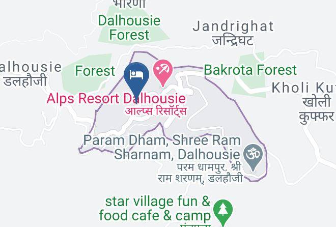 Dalhousie Sub District - Budget Hotels Dalhousie Maps
