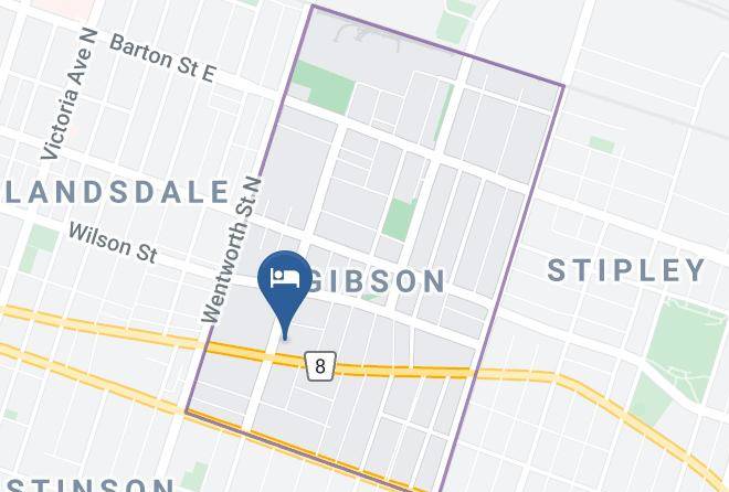 Hamilton - Budget Inn 2000 Maps