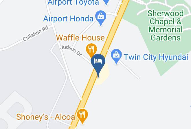 Blount - Budget Inn Alcoa Maps