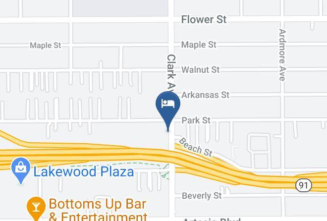 Los Angeles - Budget Inn Bellflower Maps
