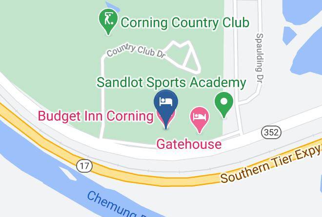 Steuben - Budget Inn Corning Maps