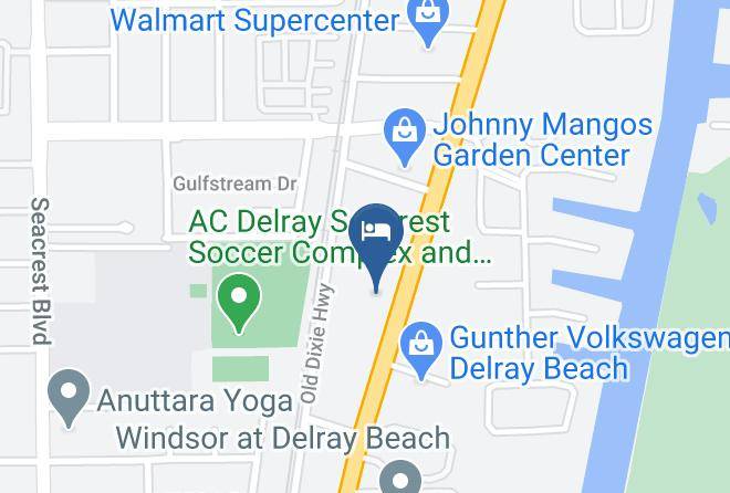 Palm Beach - Budget Inn Delray Beach Maps
