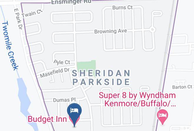 Erie - Budget Inn Maps