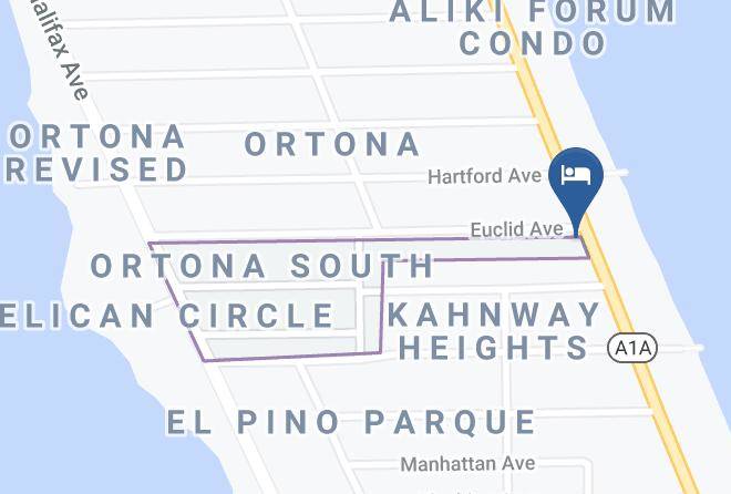 Volusia - Budget Inn Express Beachside Maps