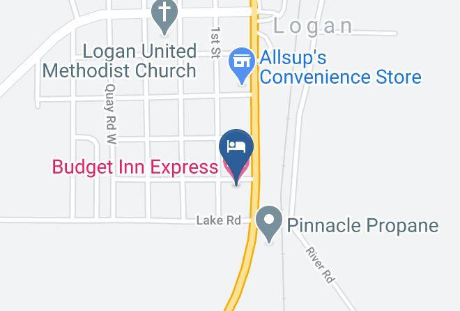 Budget Inn Express Map