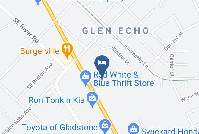 Clackamas - Budget Inn Gladstone Maps