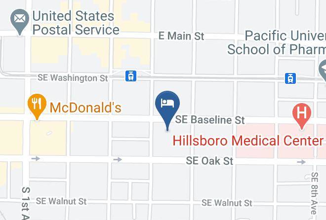 Washington - Budget Inn Hillsboro Maps