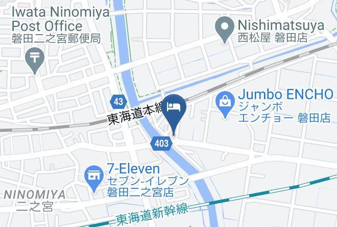 Iwata City - Budget Inn Kakegawa Maps
