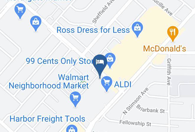 Los Angeles - Budget Inn La Puente Maps