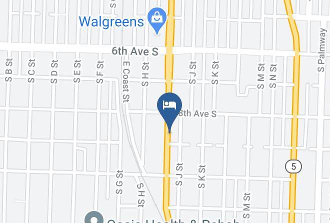 Budget Inn Lake Worth Beach Map