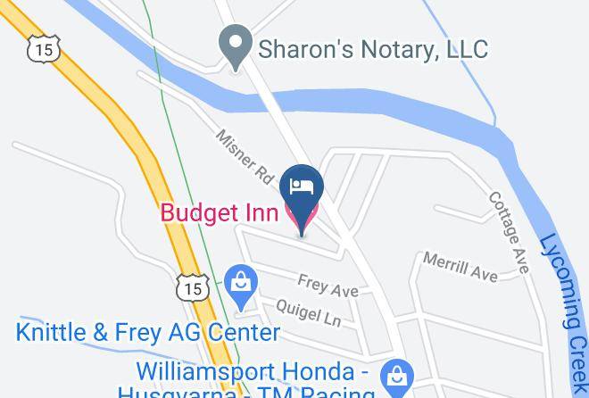Lycoming - Budget Inn Maps