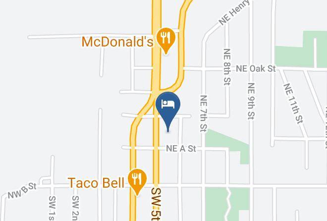 Jefferson - Budget Inn Madras Maps