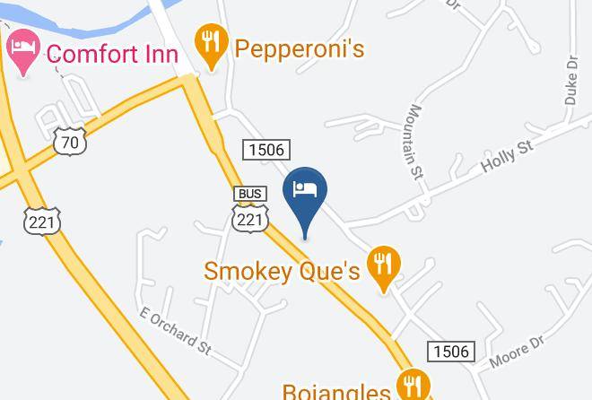 Mcdowell - Budget Inn Maps