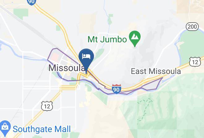Missoula - Budget Inn Maps