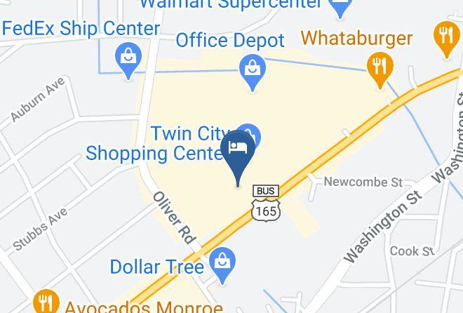 Ouachita Par - Budget Inn Monroe La Maps