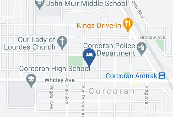 Kings - Budget Inn Motel Corcoran Maps