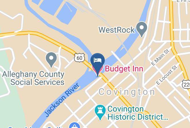 Covington City - Budget Inn Motel Maps