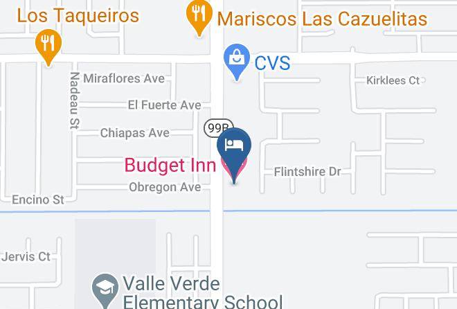 Kern - Budget Inn Motel Maps