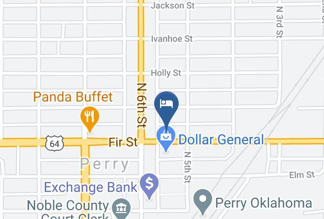 Noble - Budget Inn Motel Maps