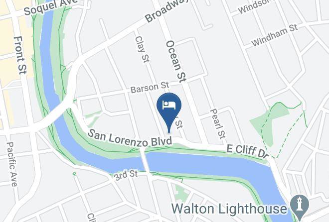 Santa Cruz - Budget Inn Motel Maps