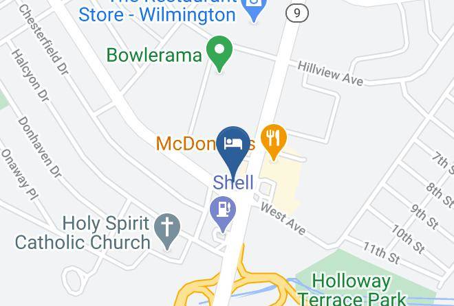 New Castle - Budget Inn Maps