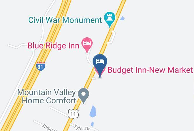 Shenandoah - Budget Inn New Market Maps