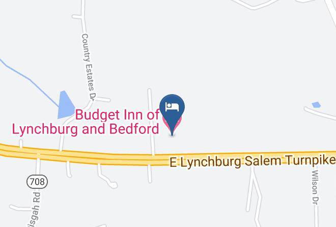 Bedford - Budget Inn Of Lynchburg And Bedford Maps