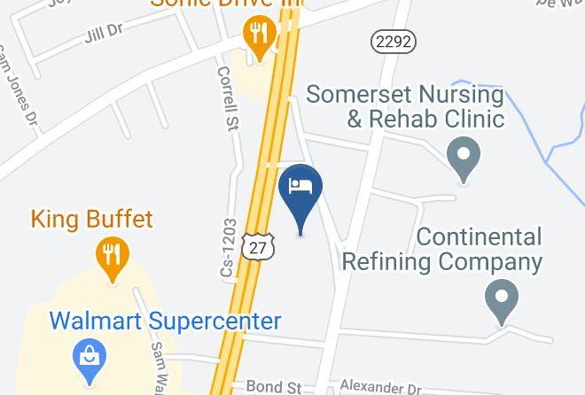Pulaski - Budget Inn Maps
